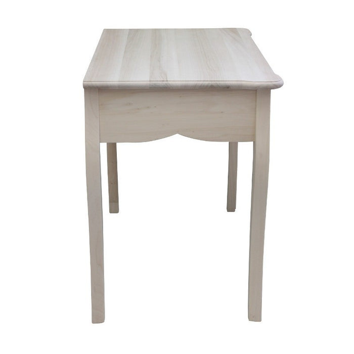 Scrivania 2 cassetti classica legno massello grezzo l.101 p.62 h.82 - Mobili 2G