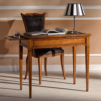 Scrivania classica 1 cassetto 1 tiretto legno bassano 90x53x80 - Mobili 2G