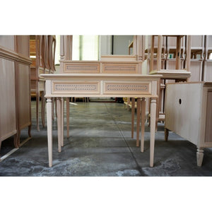 Scrivania classica 2 cassetti in legno grezzo 100x54x80 - Mobili 2G