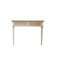 Scrivania classica 2 cassetti in legno grezzo 100x54x80 - Mobili 2G