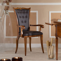 Scrivania classica 5 cassetti 2 tiretti in legno elite 130x70x78 - Mobili 2G