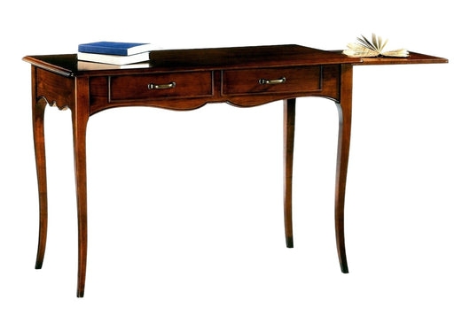 Scrivania classico in arte povera noce scuro 108x56x80 (531) - Mobili 2G