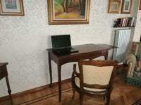 Scrivania classico in arte povera noce scuro 108x56x80 (531) - Mobili 2G