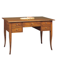 Scrivania in legno 5 cassetti arte povera tinta elite 130xp65x81