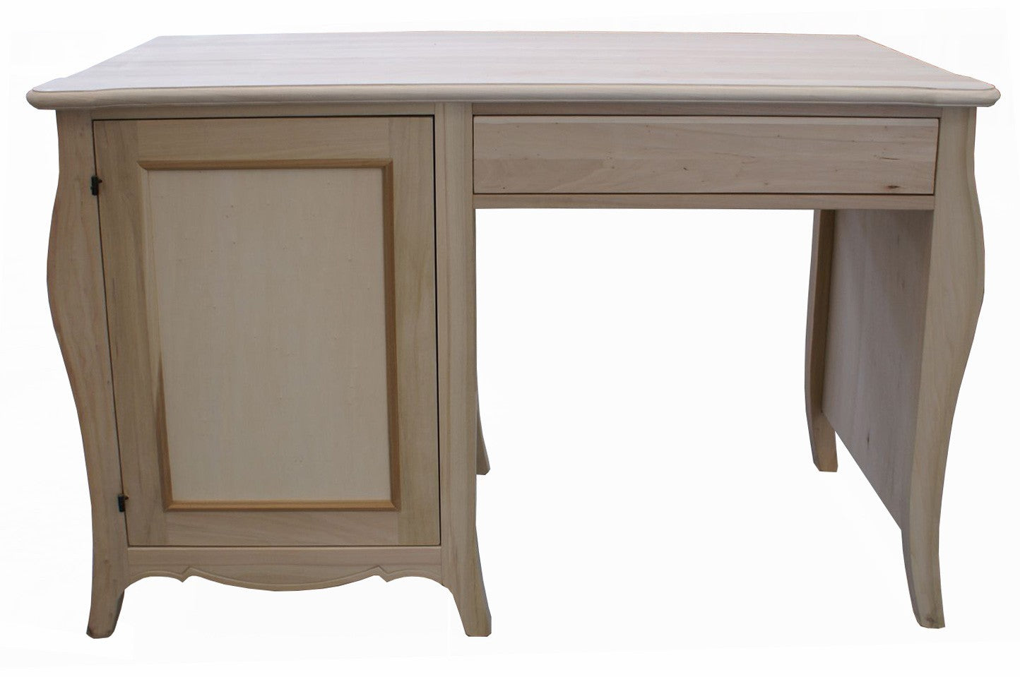 Scrivania in legno porta frigo grezzo 130x60x83 (485) - Mobili 2G