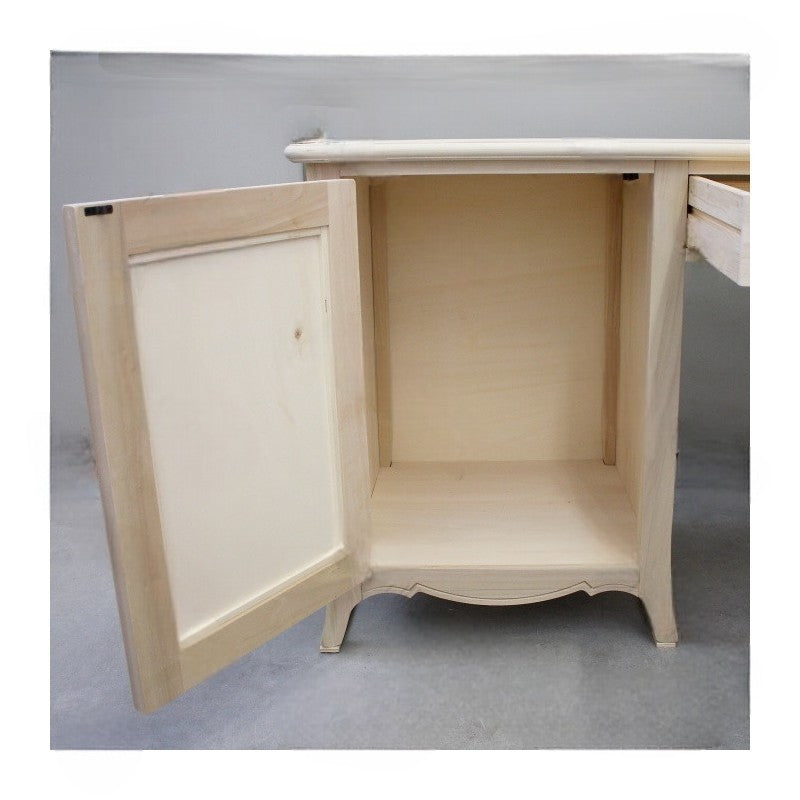 Scrivania in legno porta frigo grezzo 130x60x83 (485) - Mobili 2G