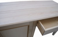 Scrivania in legno porta frigo grezzo 130x60x83 (485) - Mobili 2G