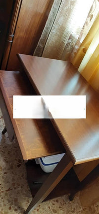 Scrivania 1 casssetto noce arte povera cm 85x49x79h (533) - Mobili 2G