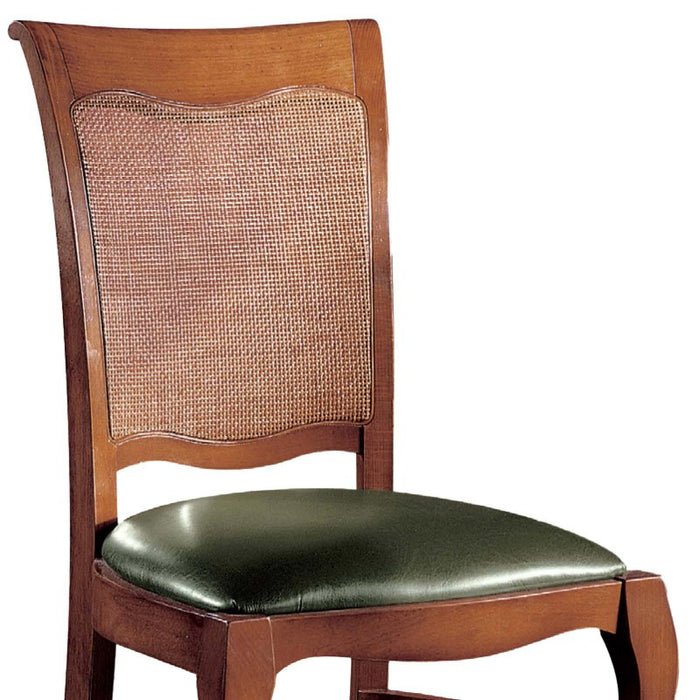 Sedia classica imbottita paglia di vienna legno bassano 50x57x94 - Mobili 2G
