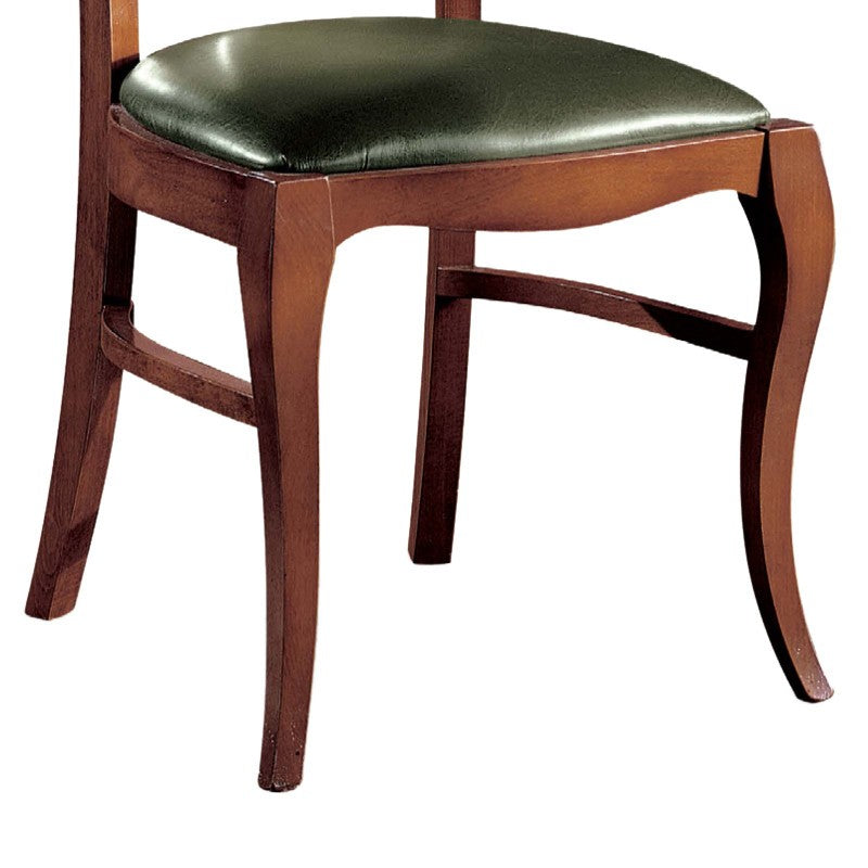 Sedia classica imbottita paglia di vienna legno bassano 50x57x94 - Mobili 2G