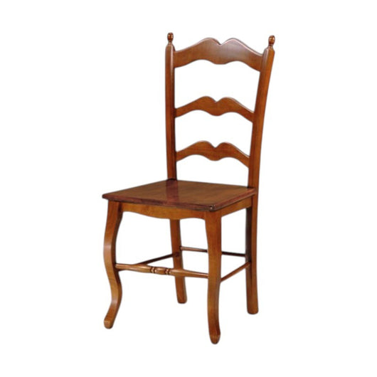 Sedia country in legno massello vari colori seduta legno 43x50x102 - Mobili 2G