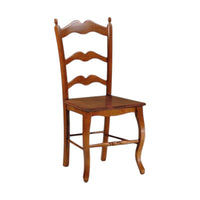 Sedia country in legno massello vari colori seduta legno 43x50x102 - Mobili 2G