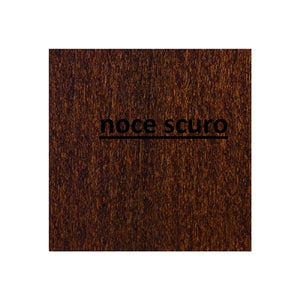 Set 2 capotavola rustico in legno tinta noce seduta paglia - Mobili 2G