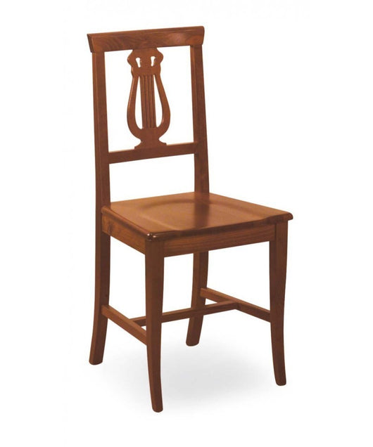 Set 2 sedie a lira in legno seduta legno finitura bassano (486) - Mobili 2G