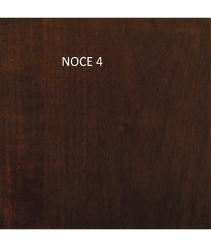 Set 2 sedie a lira in legno tinta noce seduta paglia di vienna