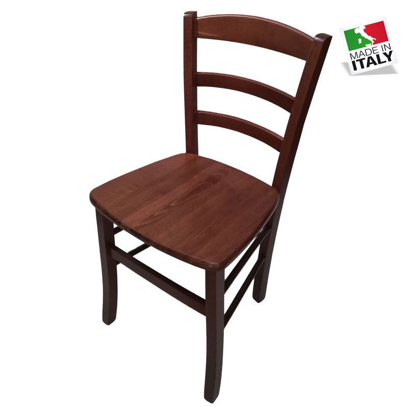 Set 2 sedie campagnola in legno seduta legno (592) - Mobili 2G