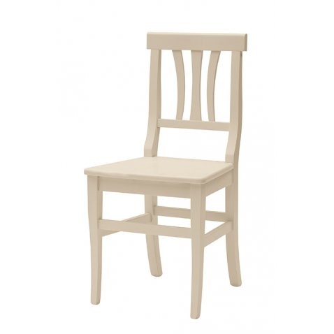 Set 2 sedie classiche legno beige seduta legno 46x44x90 - Mobili 2G