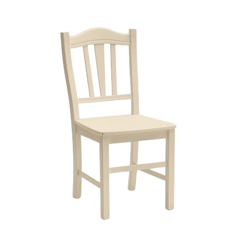 Set 2 sedie country legno beige seduta legno 46x50x95