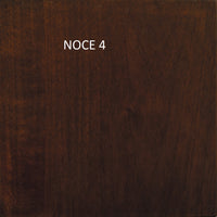 Set 2 sedie in legno di rovere tinta noce seduta paglia - Mobili 2G