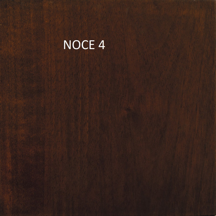 Set 2 sedie in legno di rovere tinta noce seduta paglia - Mobili 2G