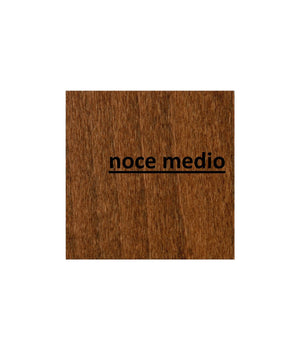 Set 2 sedie in legno massello tinta noce seduta paglia - Mobili 2G