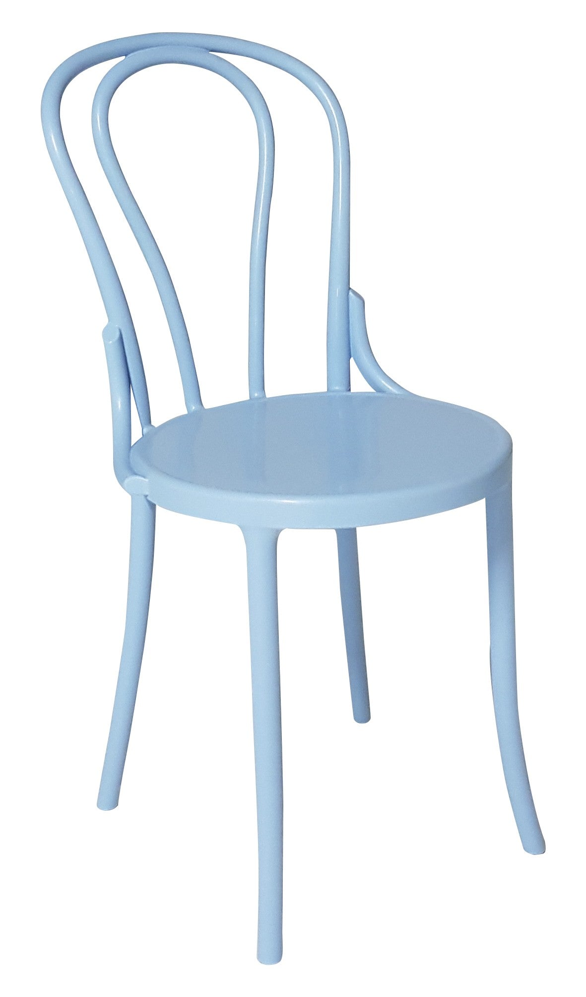 Set 2 sedie in polipropilene azzurro 46x55x88