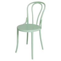 Set 2 sedie in polipropilene verde 46x55x88