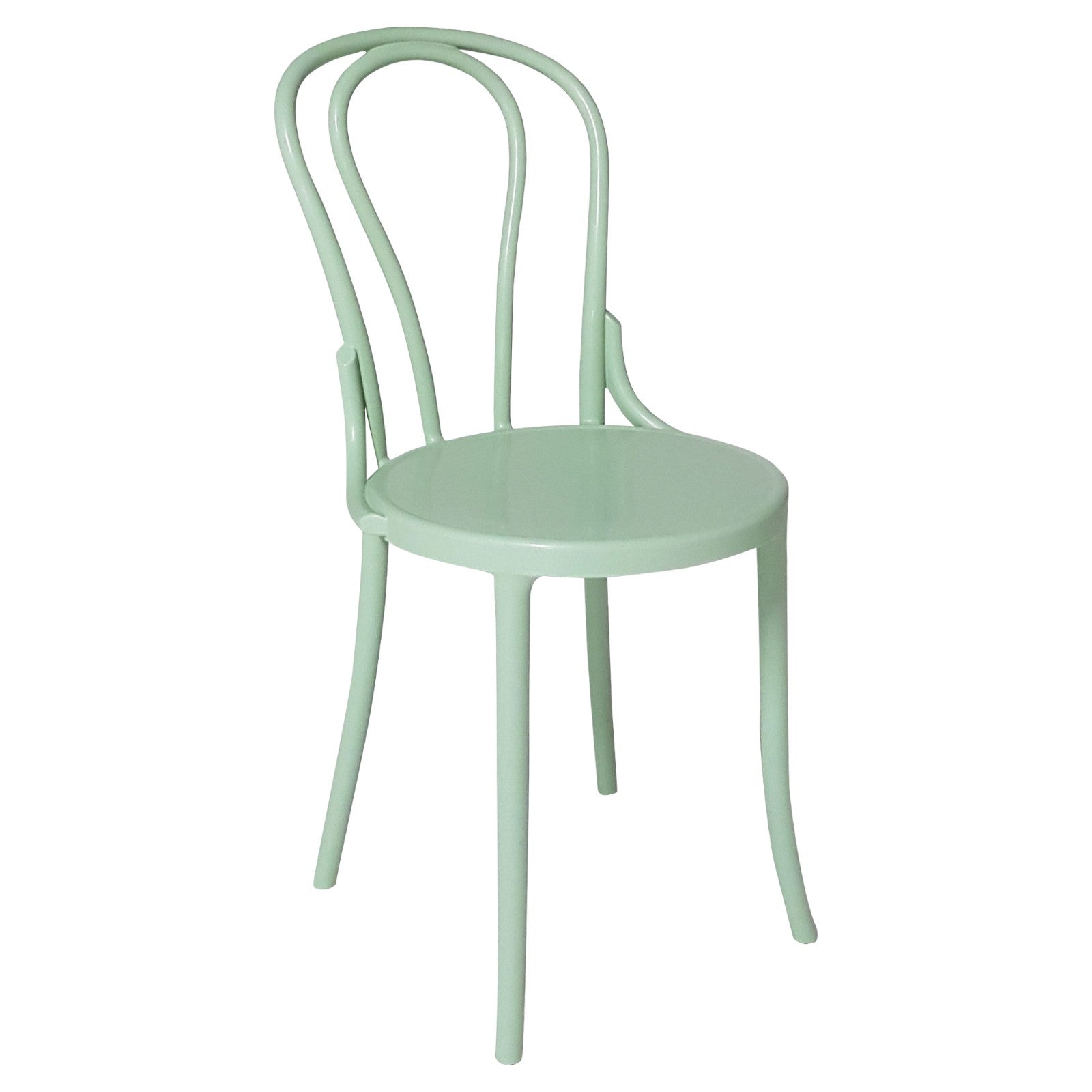 Set 2 sedie in polipropilene verde 46x55x88