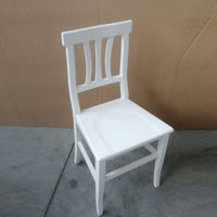 set 2 sedie legno bianco shabby chic seduta legno - Mobili 2G