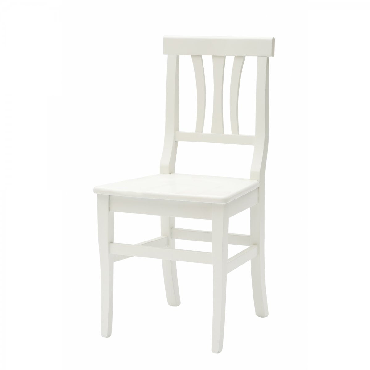 set 2 sedie legno bianco shabby chic seduta legno - Mobili 2G