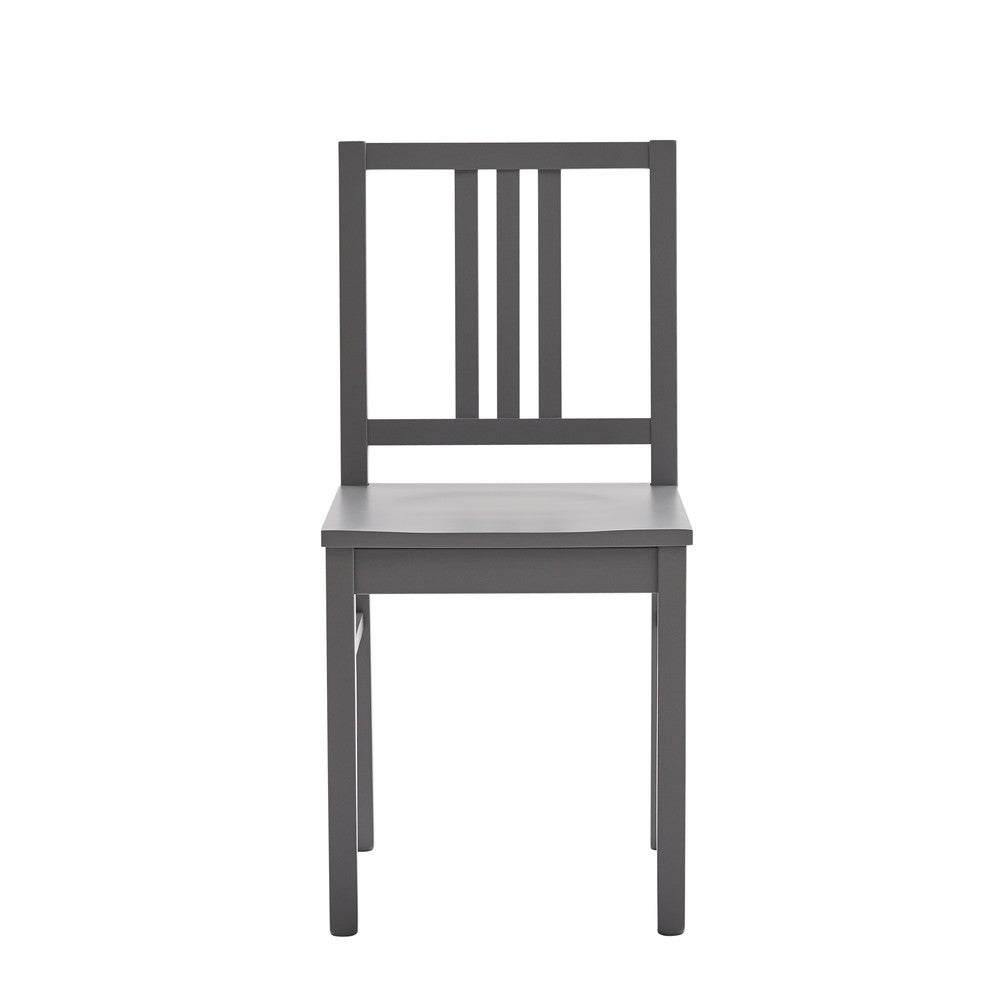 Set 2 sedie legno shabby grigio seduta legno l.43 h.87 p.48 - Mobili 2G