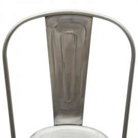 Set 6 sedie moderne metallo colore specchiato 45x50x85