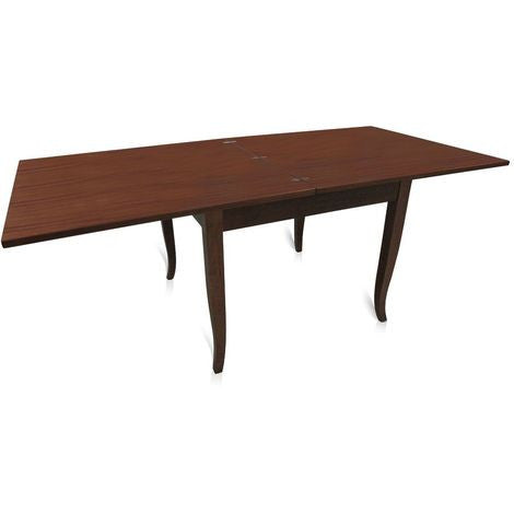 Set tavolo 100x100 legno allungabile quadrato con 4 sedie legno seduta legno - Mobili 2G