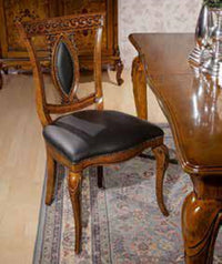 Soggiorno classico 700 - luigi xv in legno tinta noce