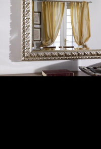 Specchiera in foglia argento rettangolare- misure:  l.180 x h. 90 x p.4