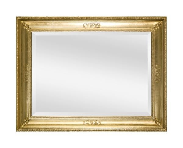 Specchiera in foglia oro rettangolare misure: 67 x 87 x 5