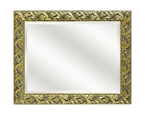 Specchiera in foglia oro rettangolare misure: 90 x 180 x 4