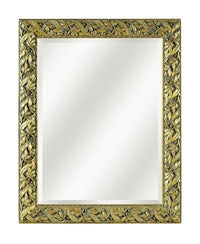 Specchiera in foglia oro rettangolare misure: 90 x 180 x 4