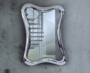 Specchiera moderna ondulata 90 x120