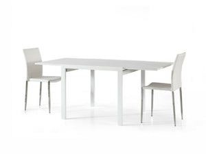 Tavolo allungabile colore bianco frassinato cm 120x90x76h chiuso