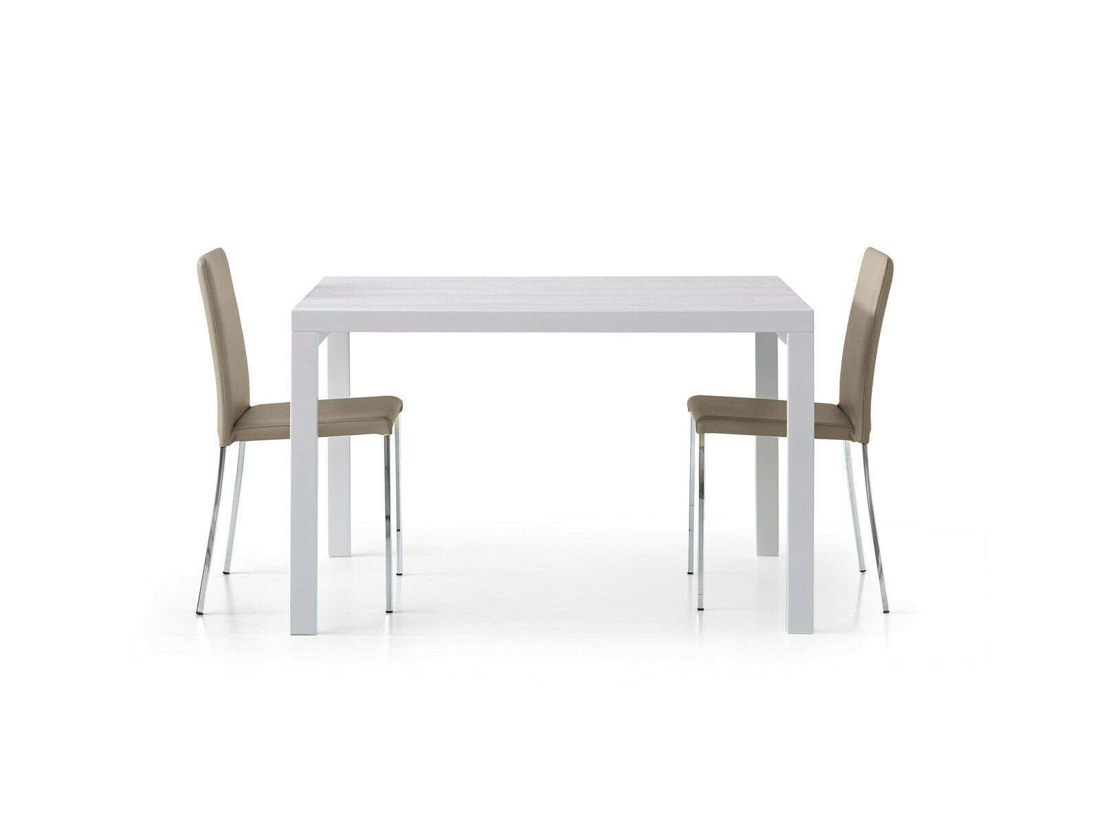 Tavolo allungabile colore bianco frassinato cm 120x90x76h chiuso