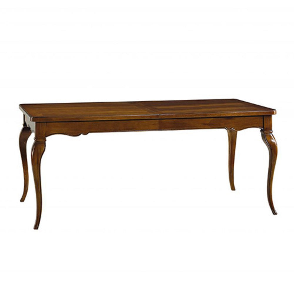 Tavolo allungabile in legno massello di noce l.160 p.90 h.78