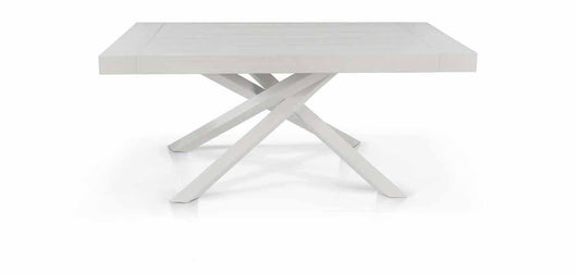 Tavolo big table nobilitato bianco consumato l.180 p.100 h.77