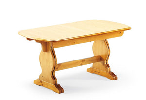 Tavolo fratino allungabile in pino naturale arte povera 190x90 sala e taverna