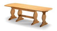 Tavolo fratino allungabile in pino naturale arte povera 190x90 sala e taverna