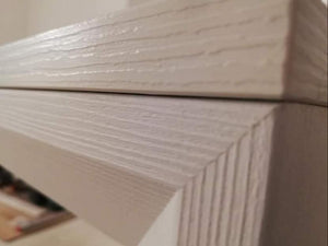 Tavolo moderno bianco frassinato allungabile 110x85 h77