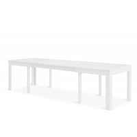 Tavolo moderno bianco frassino 180x90x76 allungabile