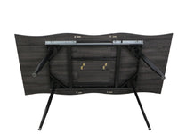 Mobili 2g - tavolo moderno design allungabile rovere grigio 140x85x76 - Mobili 2G