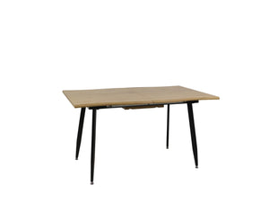 Mobili 2g - tavolo moderno design allungabile rovere naturale 140x85x76 - Mobili 2G