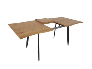 Mobili 2g - tavolo moderno design allungabile rovere naturale 140x85x76 - Mobili 2G